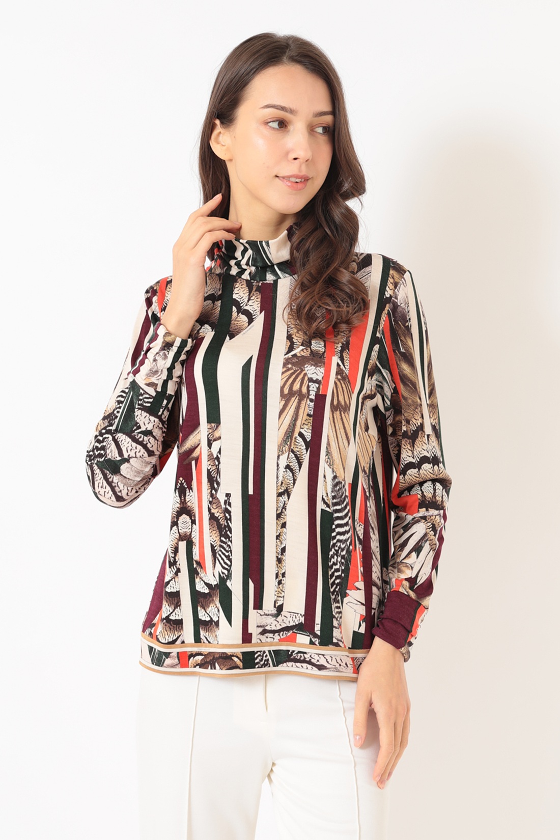 ブラウス 詳細画像 バーガンディ/711 1