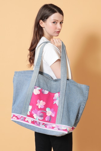 JS アップサイクルトートバッグ（L）