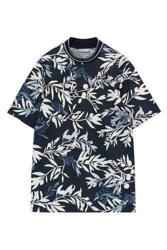 JS 【HOMME】モックネック カノコTシャツ